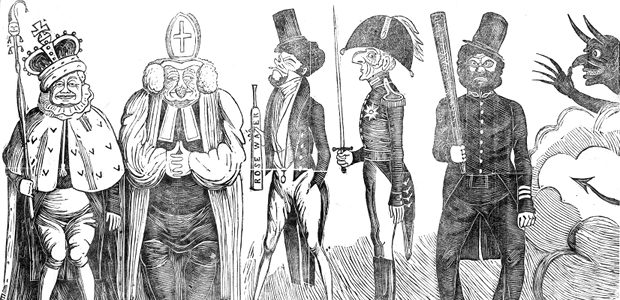 'The five plagues of the country' by Charles Jameson Grant.