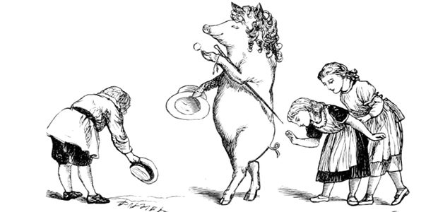 An illustration from 'Sing-Song. A nursery rhyme book.'