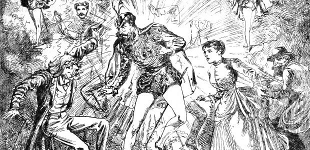 Illustration from an advert in The District Railway Guide to London.