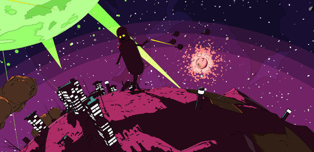 Jettomero: Hero of the Universe stomping over planets