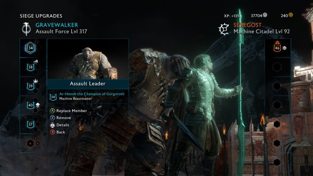 shadow of war fortress list