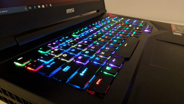 MSI GT75VR keyboard