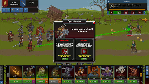 There's a Dungeons and Dragons clicker game