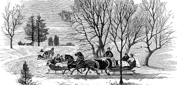 Sick drifting in this illustration from 'Nature and Art'.
