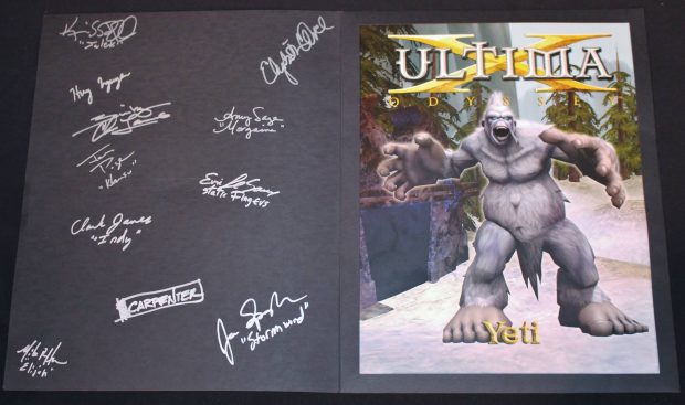 ultima x promo yeti signed