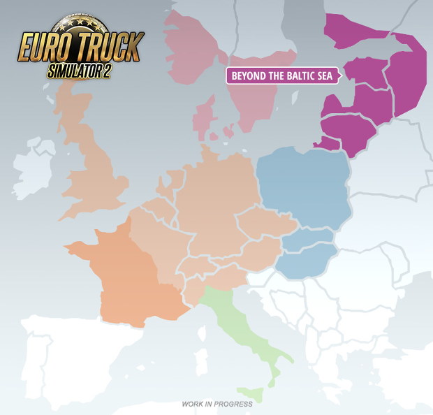 EURO TRUCK SIMULATOR 2: BEYOND THE BALTIC SEA ADD-ON PC