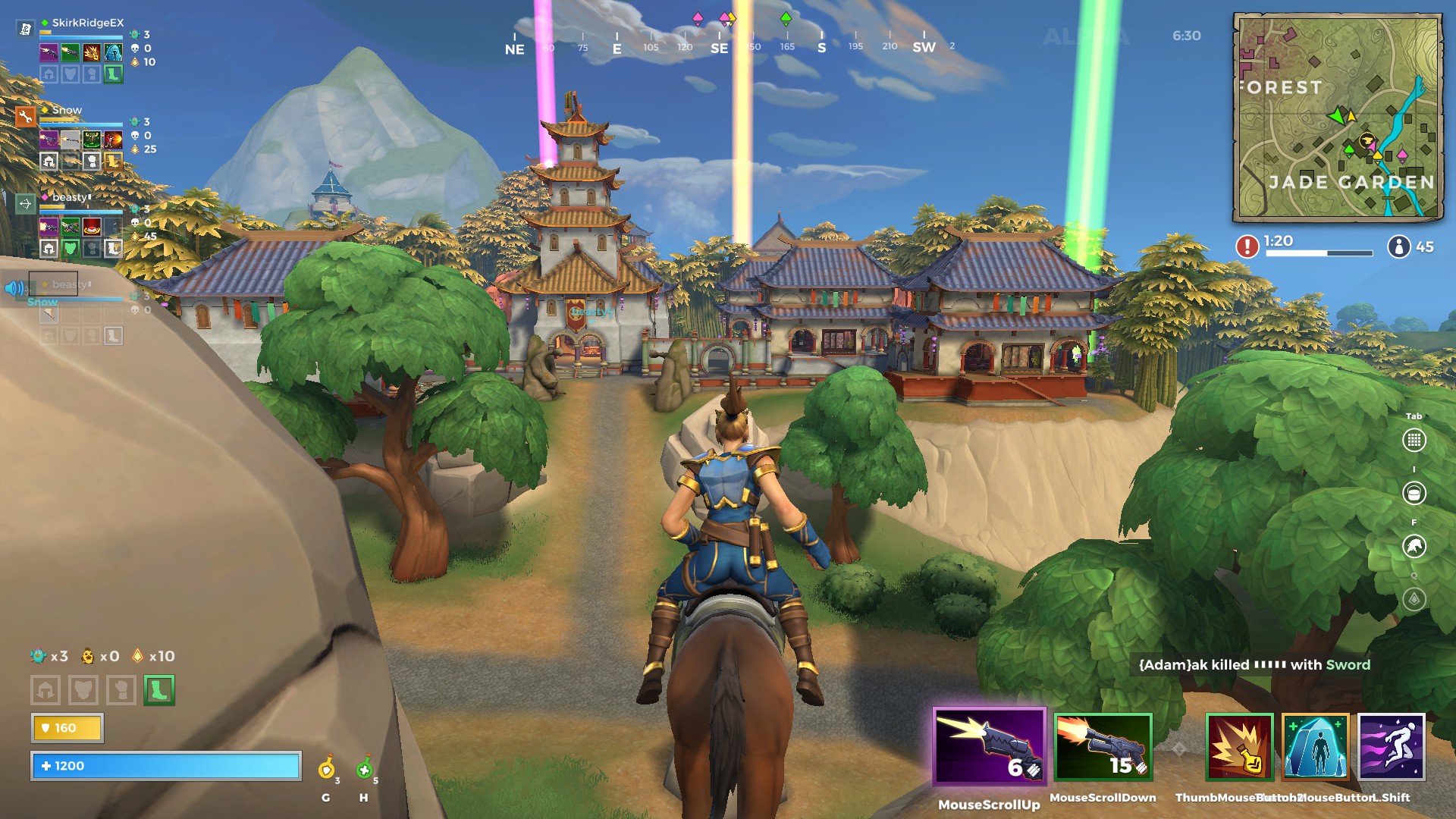 A view of the Jade Garden in Realm Royale