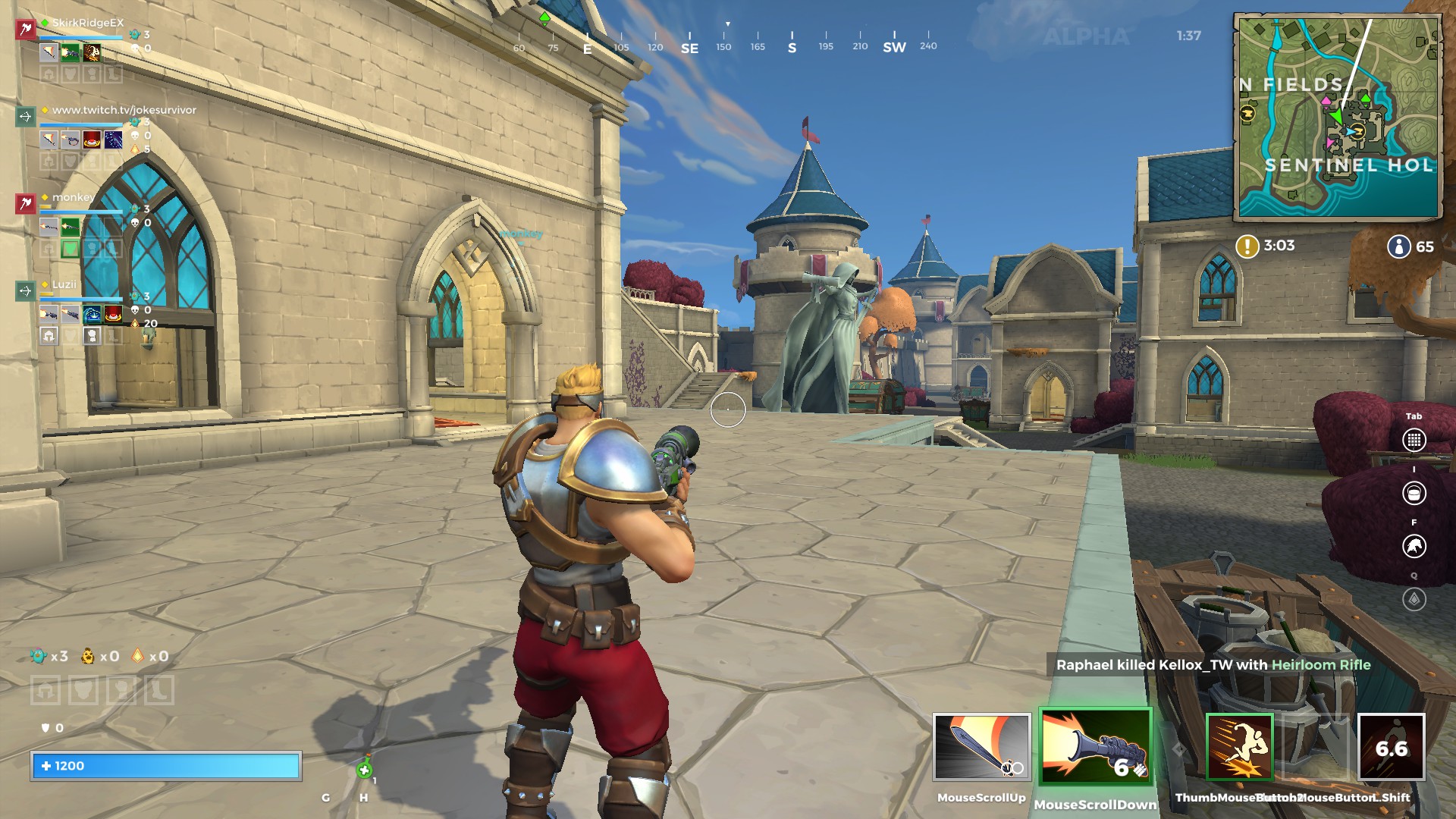 A view of Sentinel Hold in Realm Royale