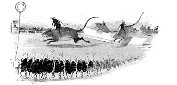 Classic weekend antics in this illustration from 'A Ramble round the Globe'.