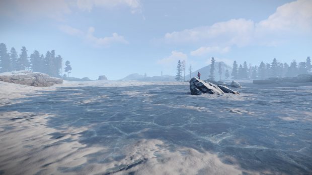 Rust ice lake