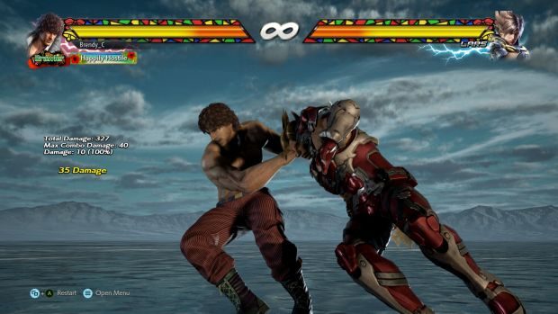 And then I chucked him about a bit, because I'm awful