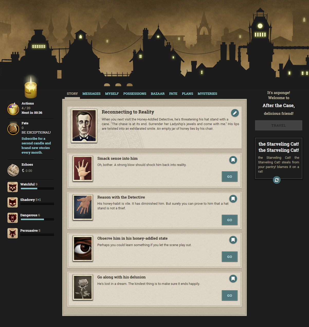 Fallen London redesign spruces up the horror, the horror | Rock Paper ...
