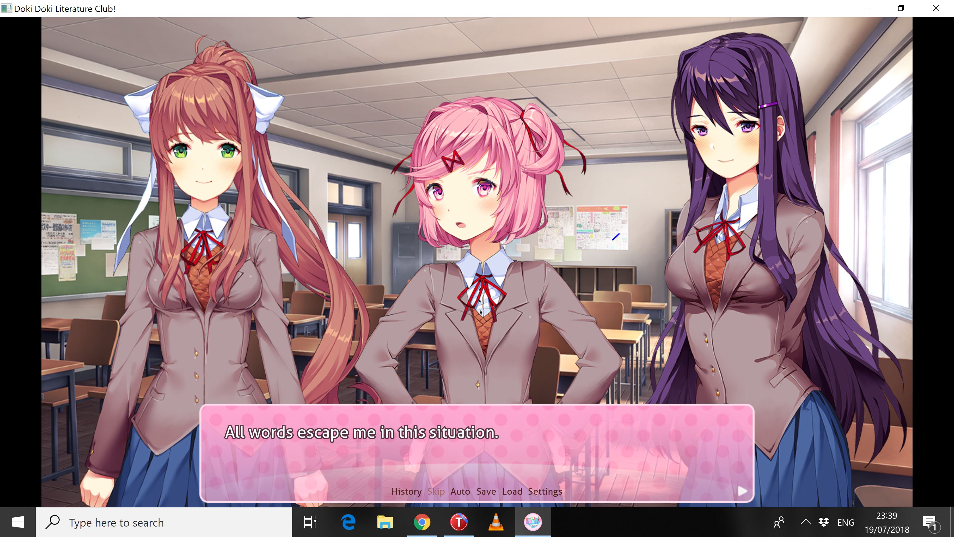 doki doki litertature club before monika story