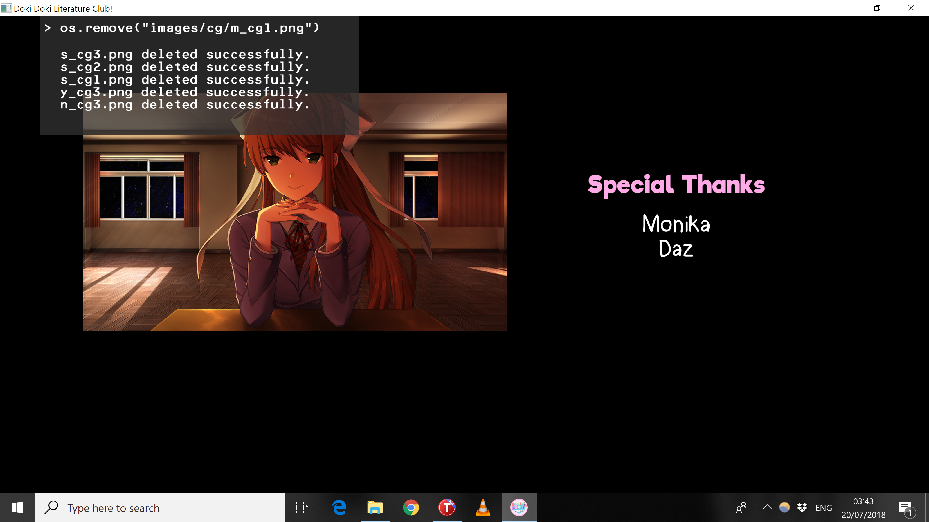 just monika delete this