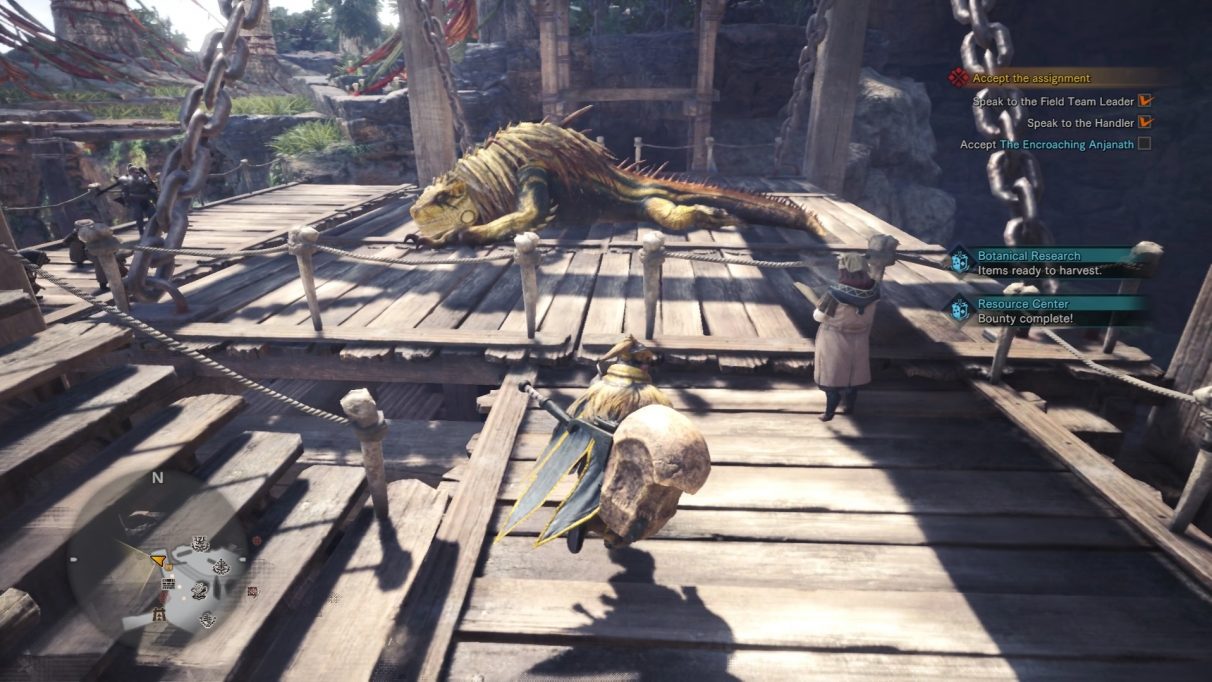 Captured Great Jagras in Astera.