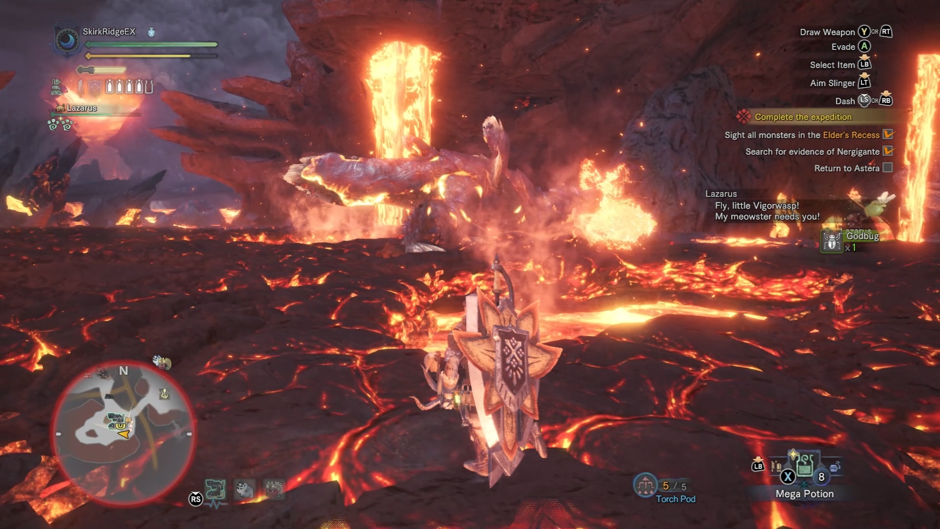 Monster Hunter World Lavasioth How To Kill It What Is Its Weakness Rock Paper Shotgun