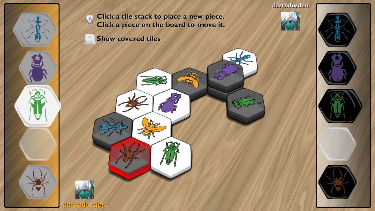 Play Hive online from your browser • Board Game Arena