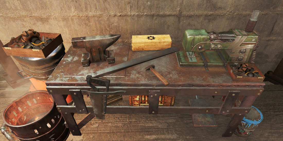 armor crafting station fallout 4