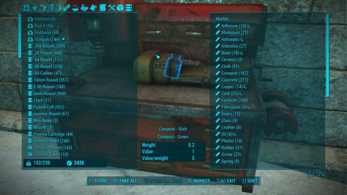 inventory mod fallout 4