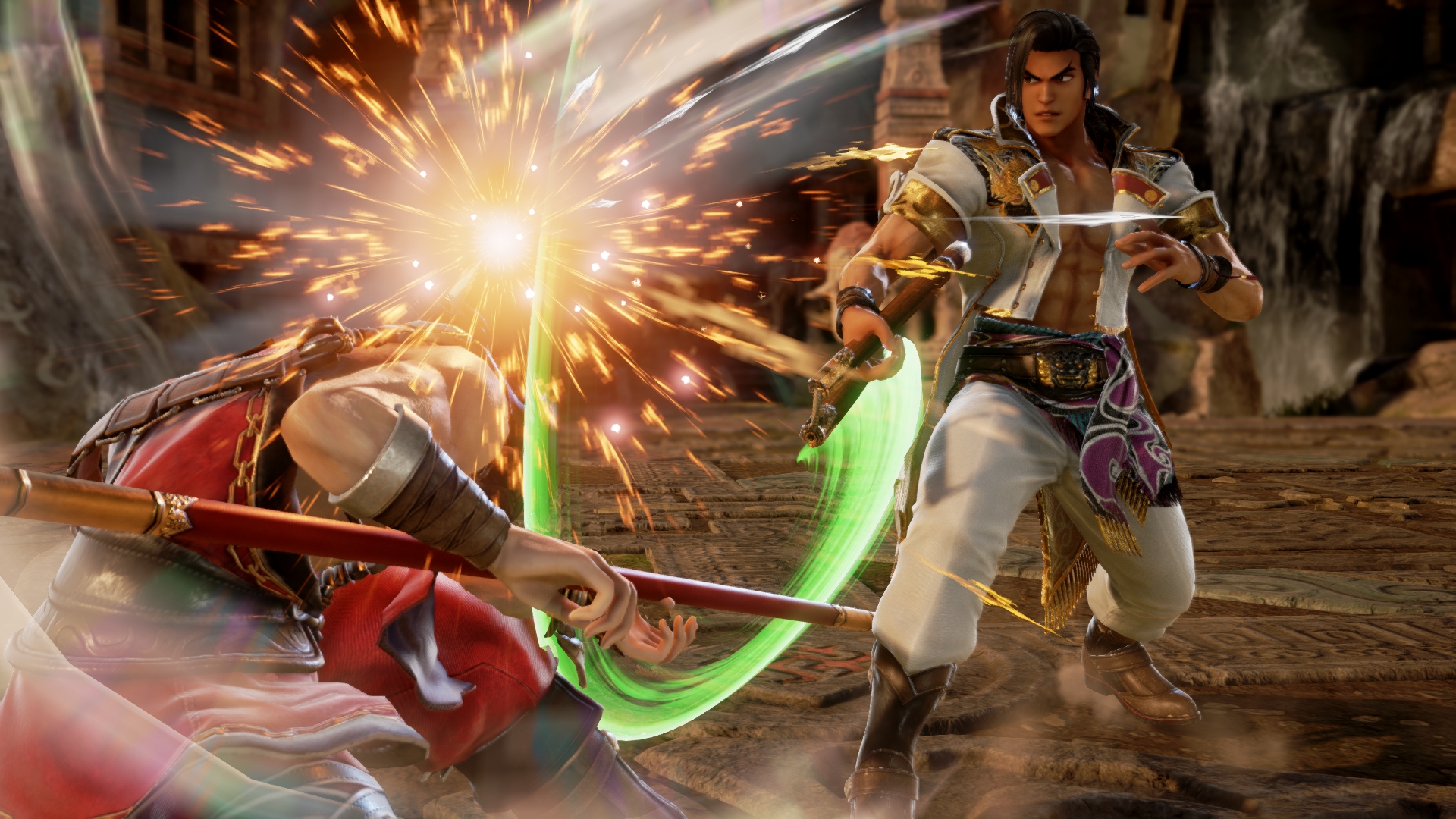 Arcade fighter Soulcalibur 6 is out now, that includes Geralt from the Witcher collection
