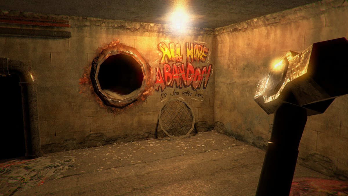 One of many sewer grates you can enter in Lost In Vivo. 