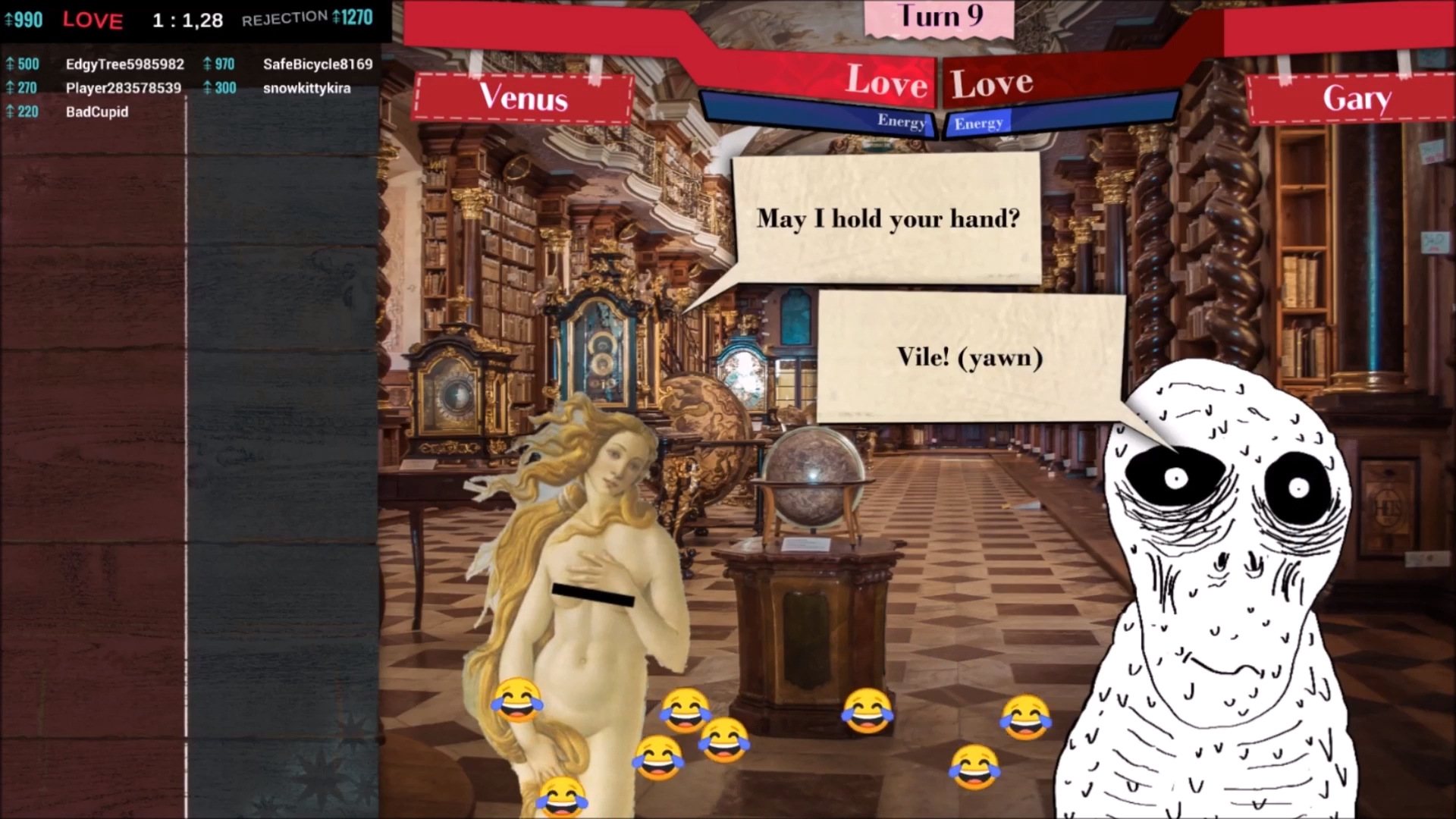 Bet on love, not struggle in procedural date-gambler BadCupid