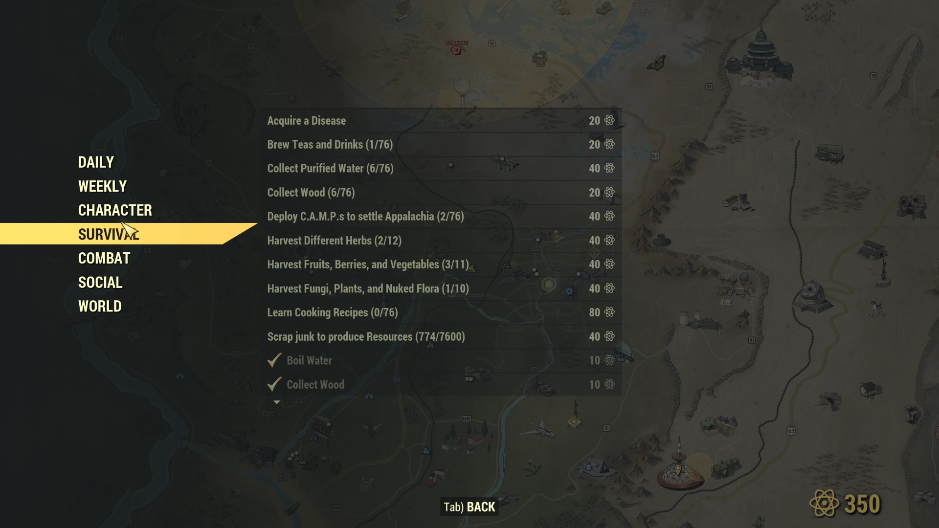 Fallout 76 Atoms Challenges To Complete To Get Atoms Quickly Rock