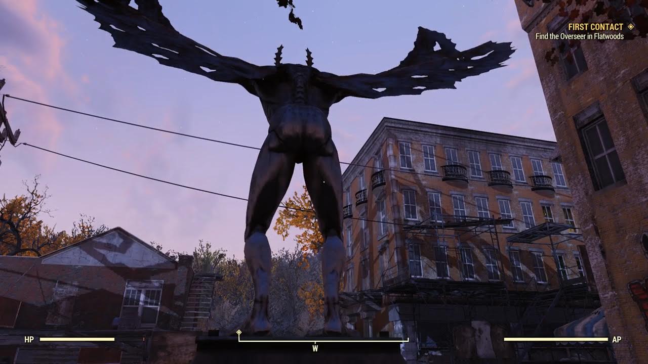 Fallout 76 beta finding life, and Mothman’s butt, in the wilderness