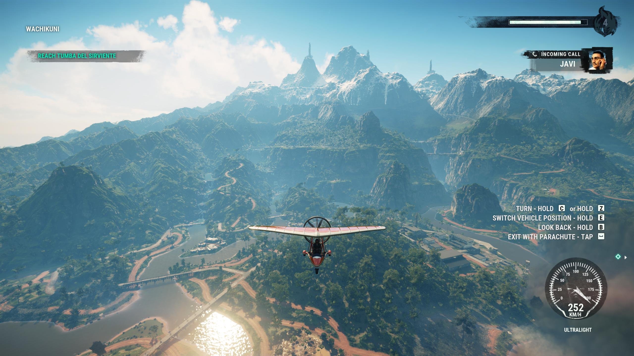 how to fly a plane in just cause 2 pc