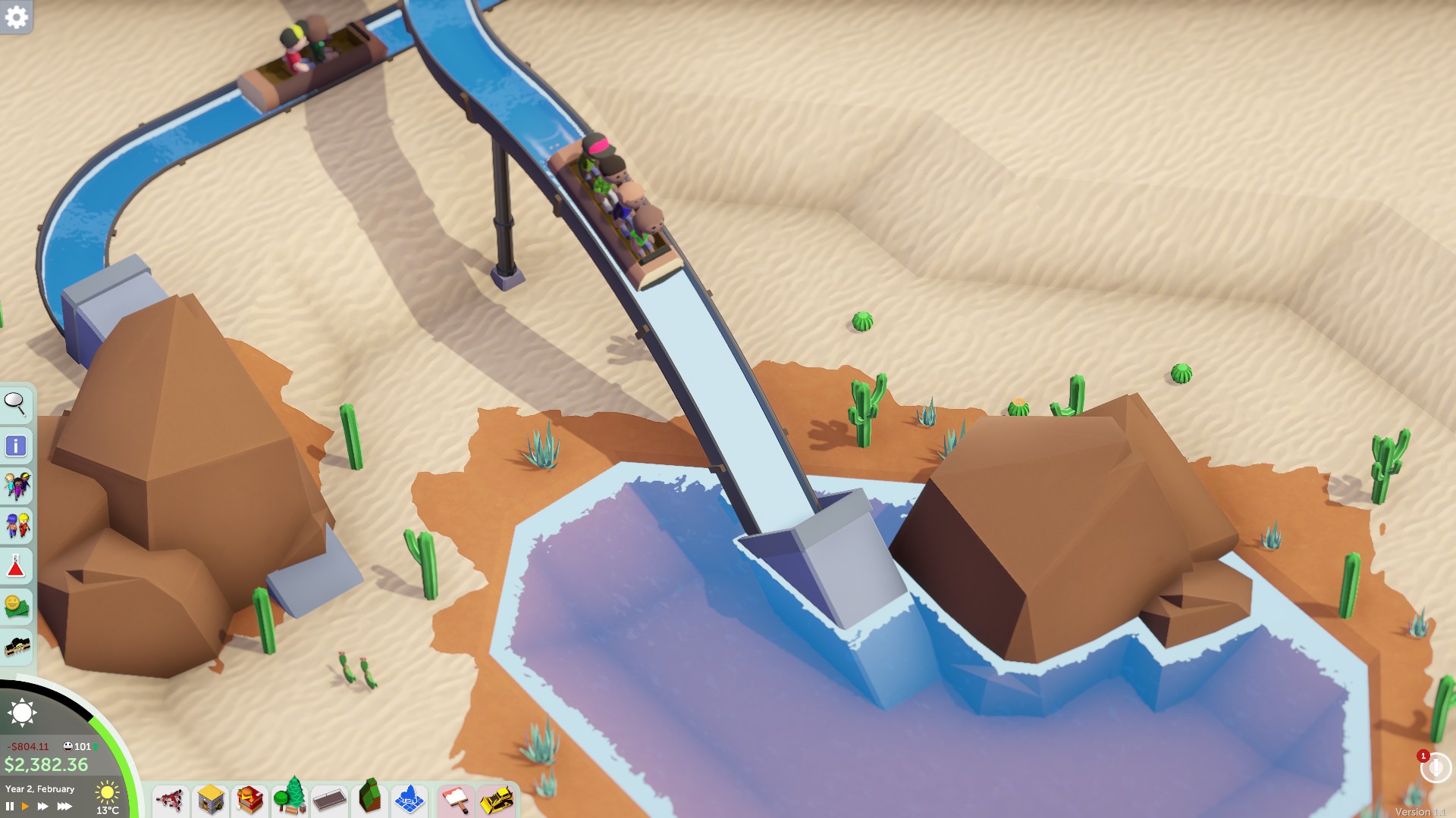 parkitect roller coaster