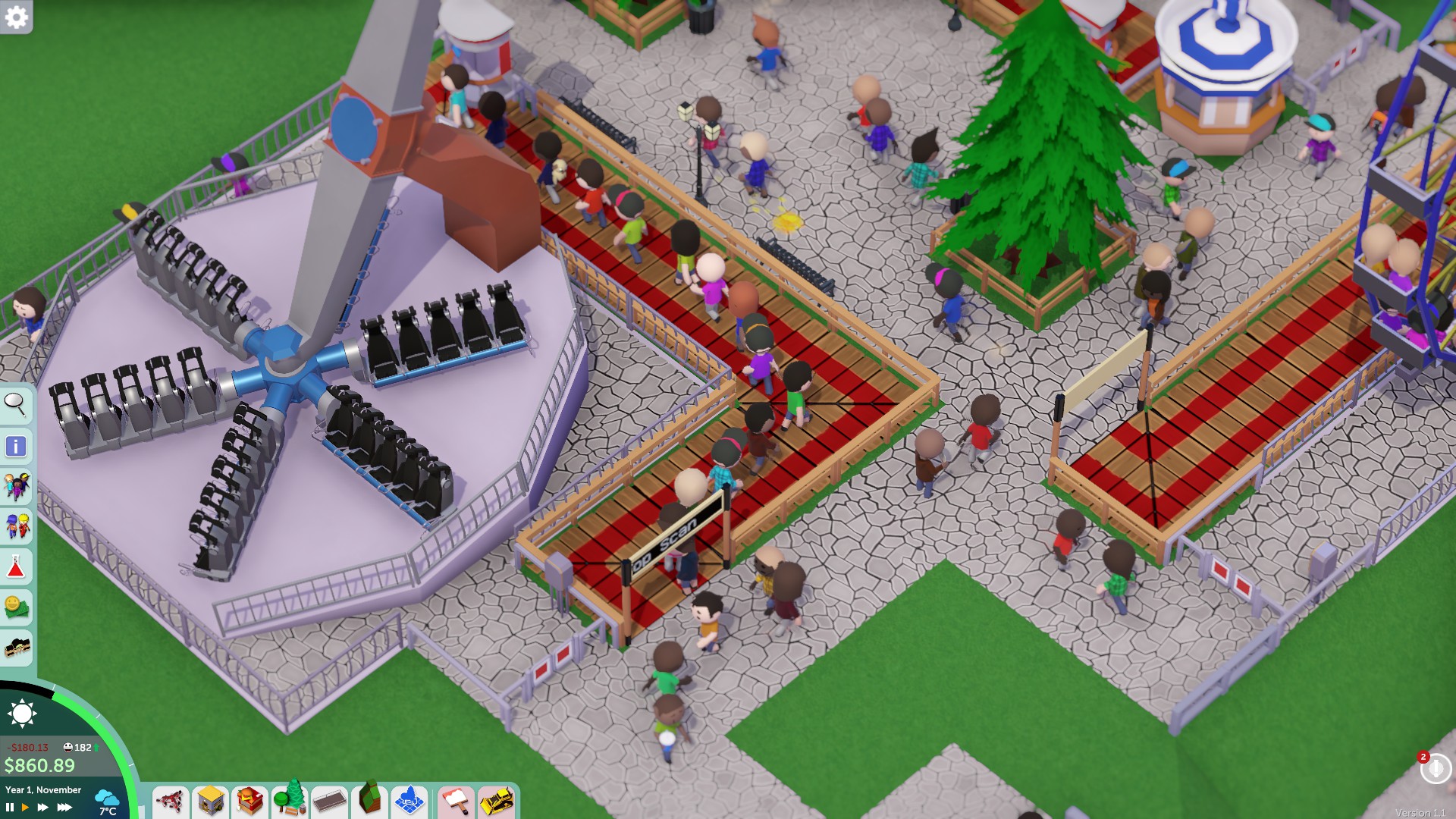 parkitect vs roller coaster tycoon