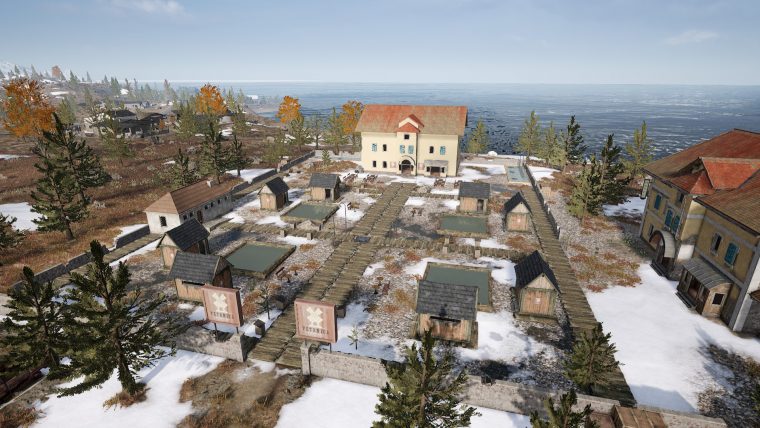 Hot Springs location in Vikendi map. Hot Springs location in Vikendi map.