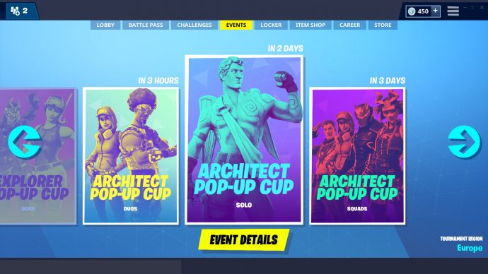 Fortnite Explorer Pop Up Cup Rewards Fortnite Architect Pop Up Cup Guide V7 30 How To Win Pop Up Cups Fortnite Tournament Tips Rock Paper Shotgun