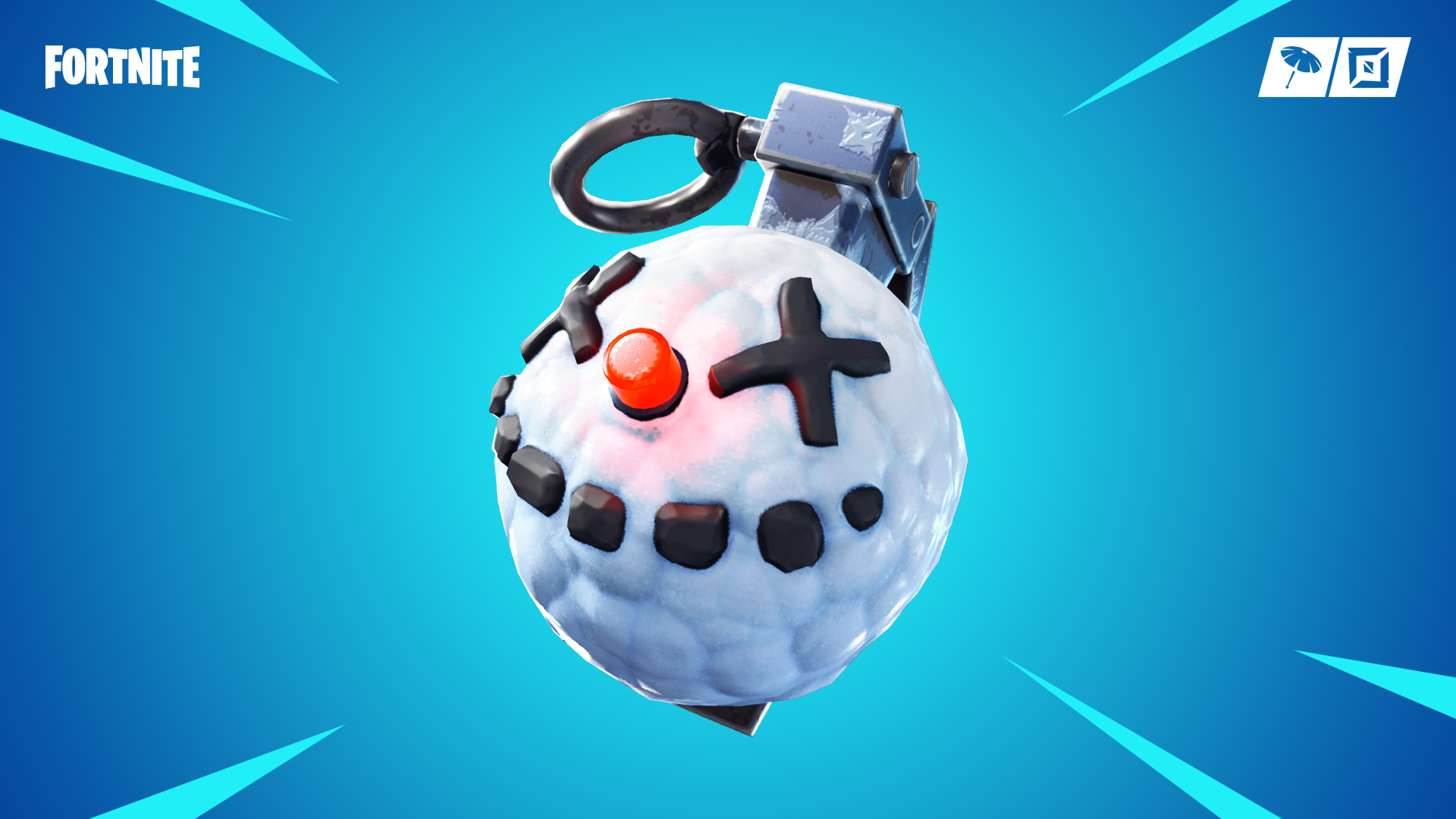 The Chiller Grenade in Fortnite Battle Royale. Cute, but evil.