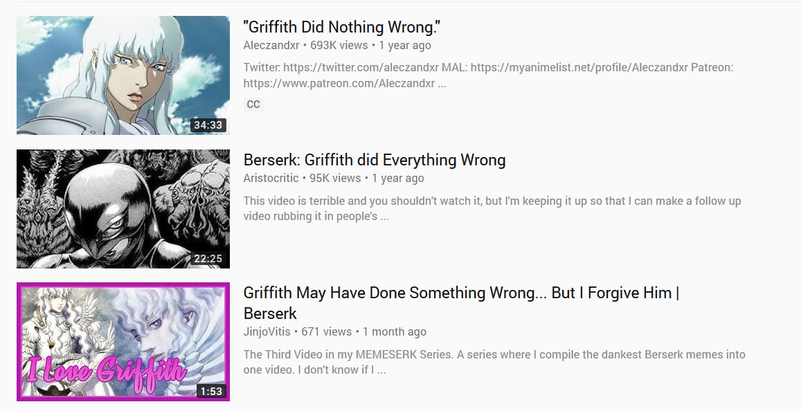 Nothing wrong перевод. Did nothing wrong. Берсерк Нетфликс. Griffith did nothing wrong. Гриффит Берсерк 1997 Манга.