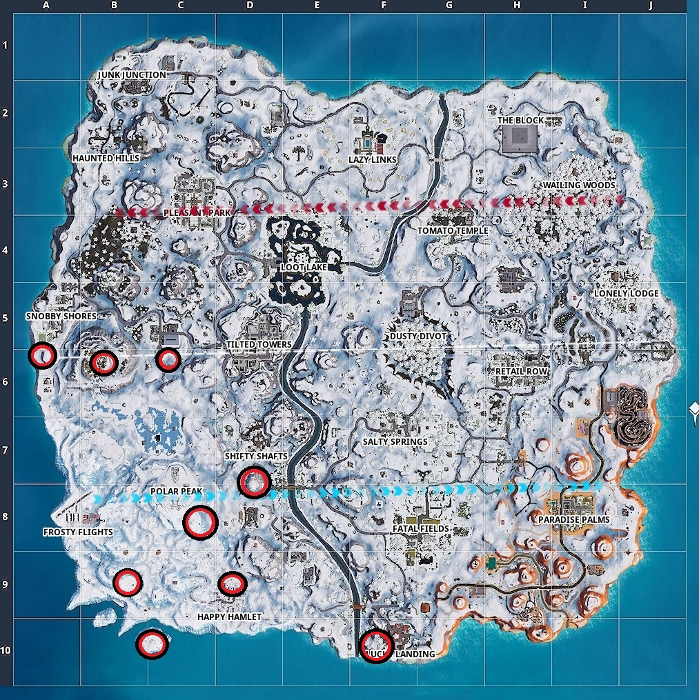 Fortnite Ice Gnome Locations Fortnite Chilly Gnome Locations Search For Chilly Gnomes Rock Paper Shotgun