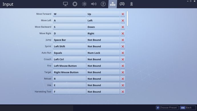 Fortnite Settings And Controls Best Key Binds For Pc Screen Resolution Changes Rock Paper Shotgun