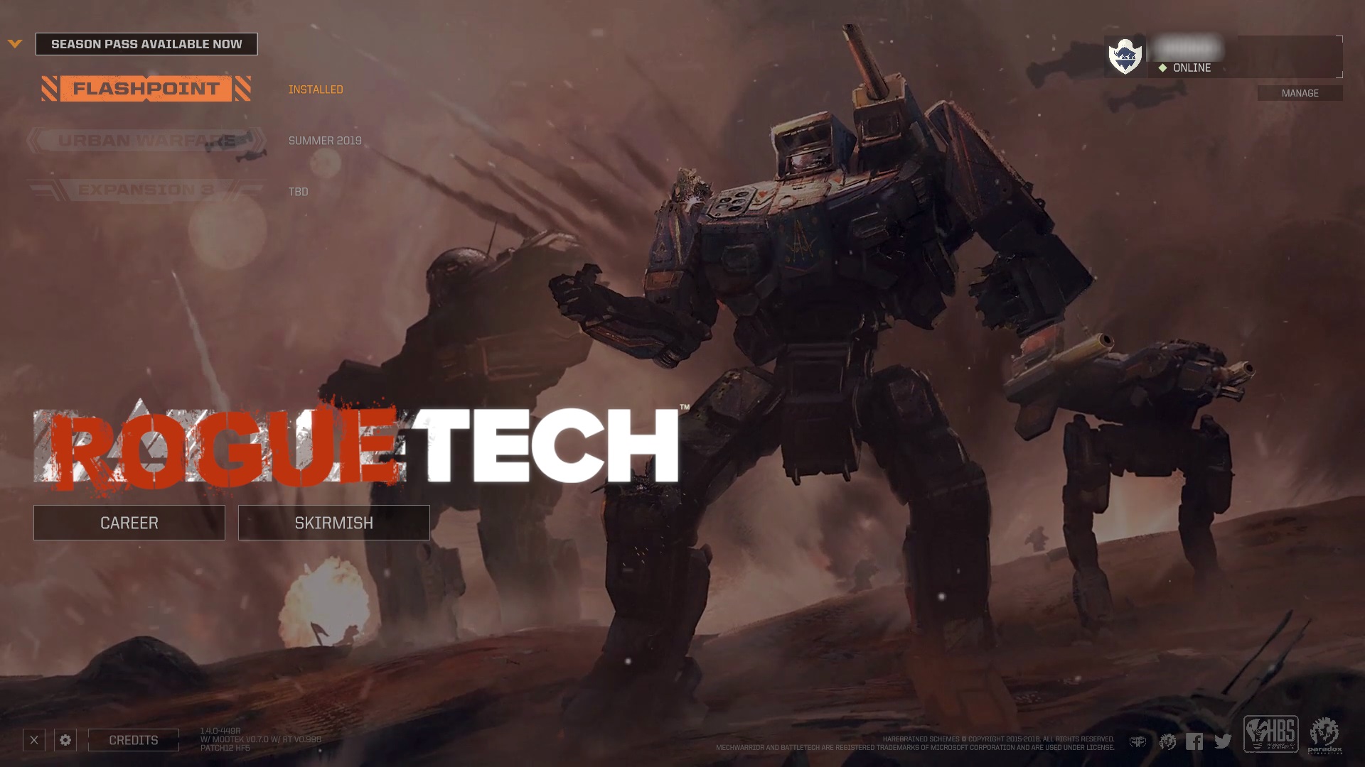 Battletech roguetech как удалить