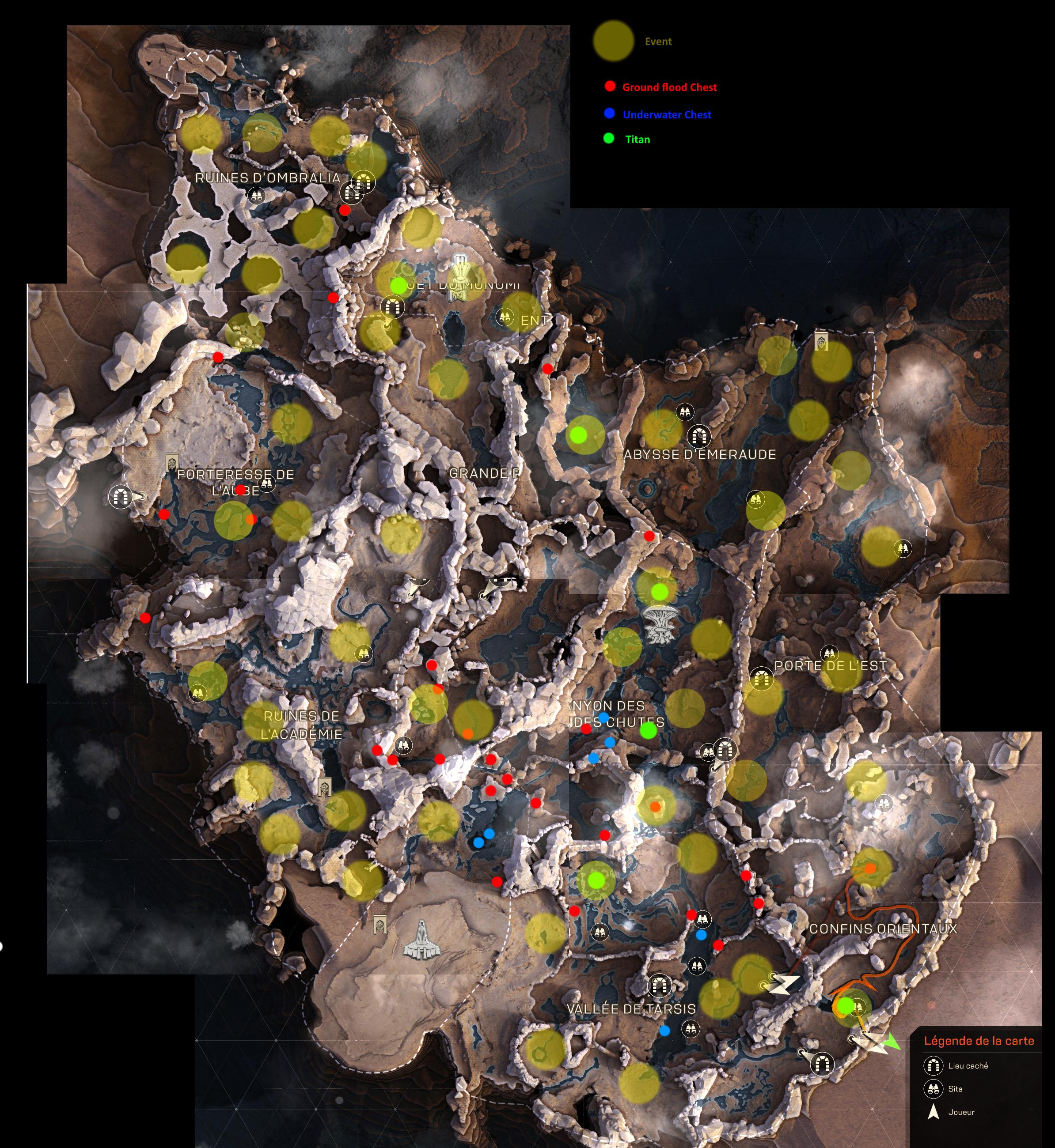 Anthem Map Freeplay World events and hidden places explained Rock