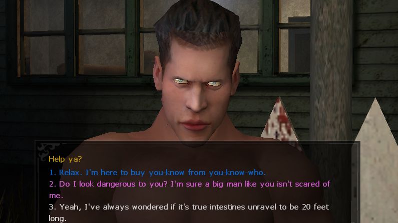 Bloodlines 2's dialogue system looks more subtle than the original