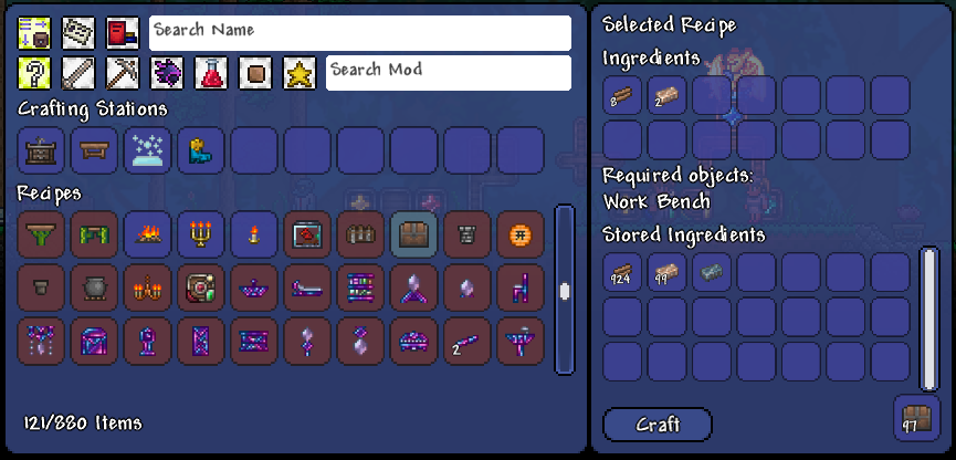 terraria thorium mod all items map download