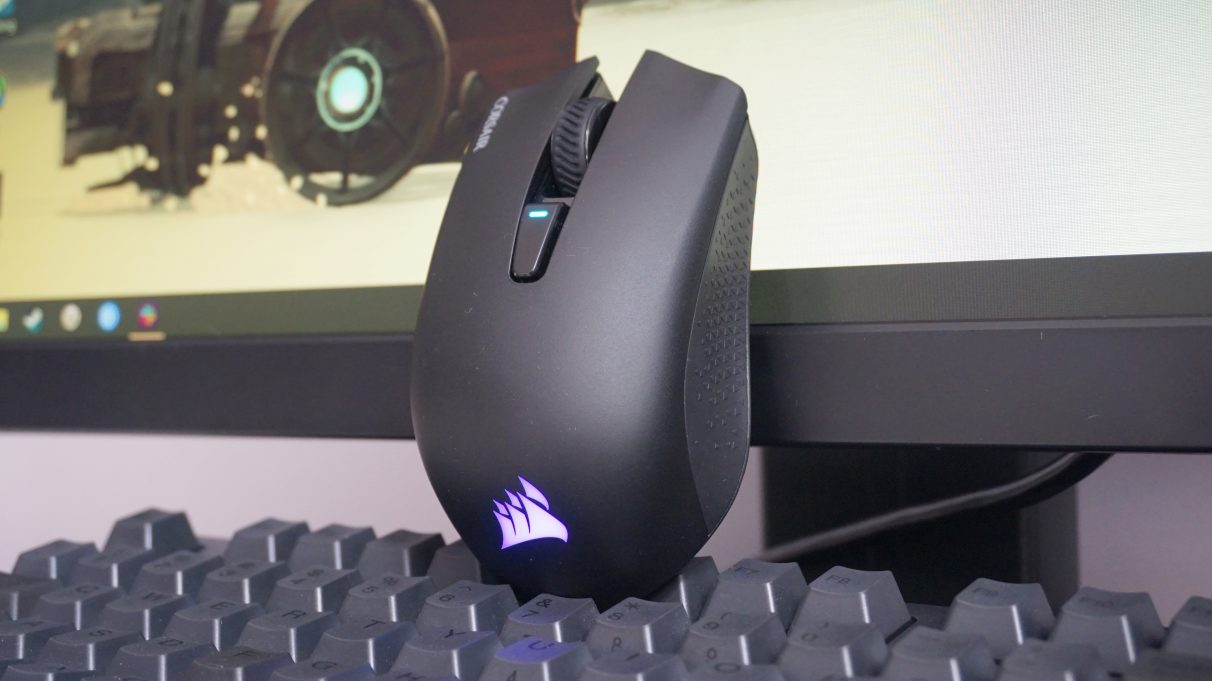 corsair harpoon mouse keeps blinking