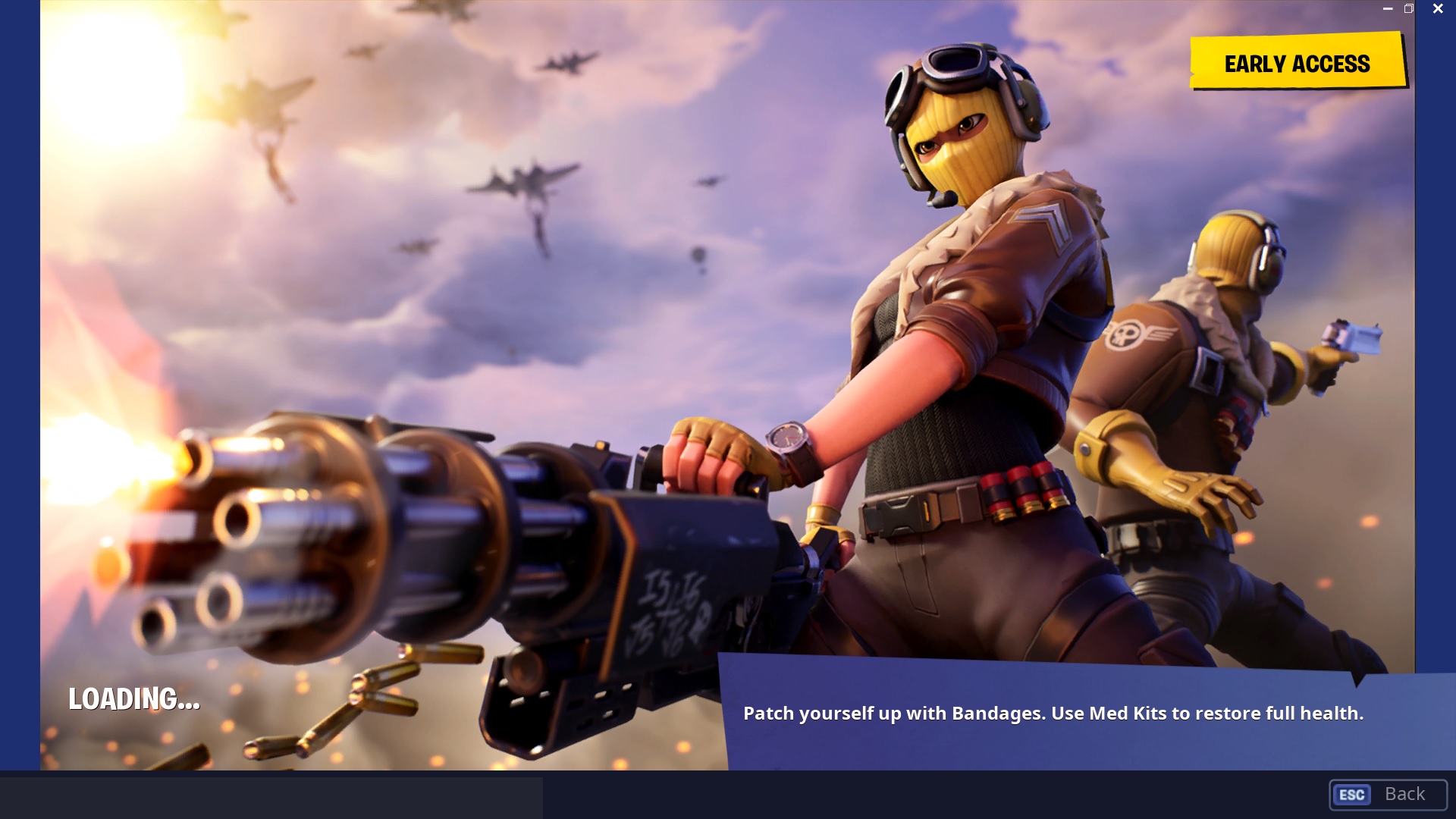 Fortnite x endgame loading screen