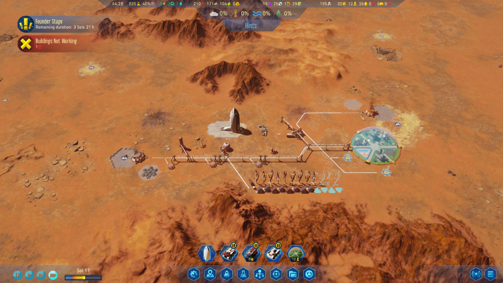 Surviving Mars Dome Layout / Psa You Can Make A Layout With 4 ...