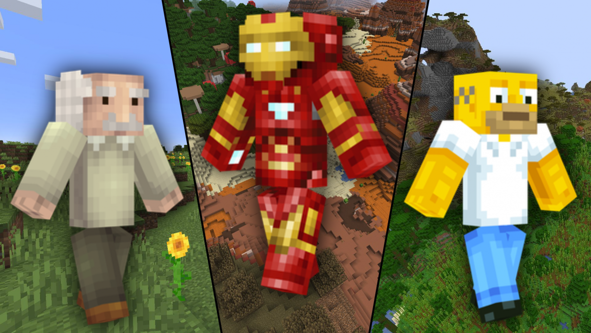 The Best Minecraft Skins Of The Past 10 Years Plus Download Links   Minecraft Skins Header 1212x682 