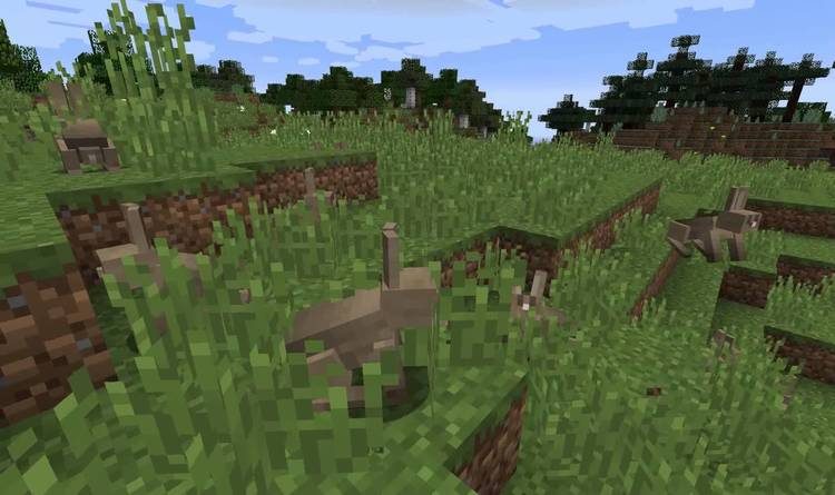 Mods Minecraft 1.14 - SwingThroughGrass