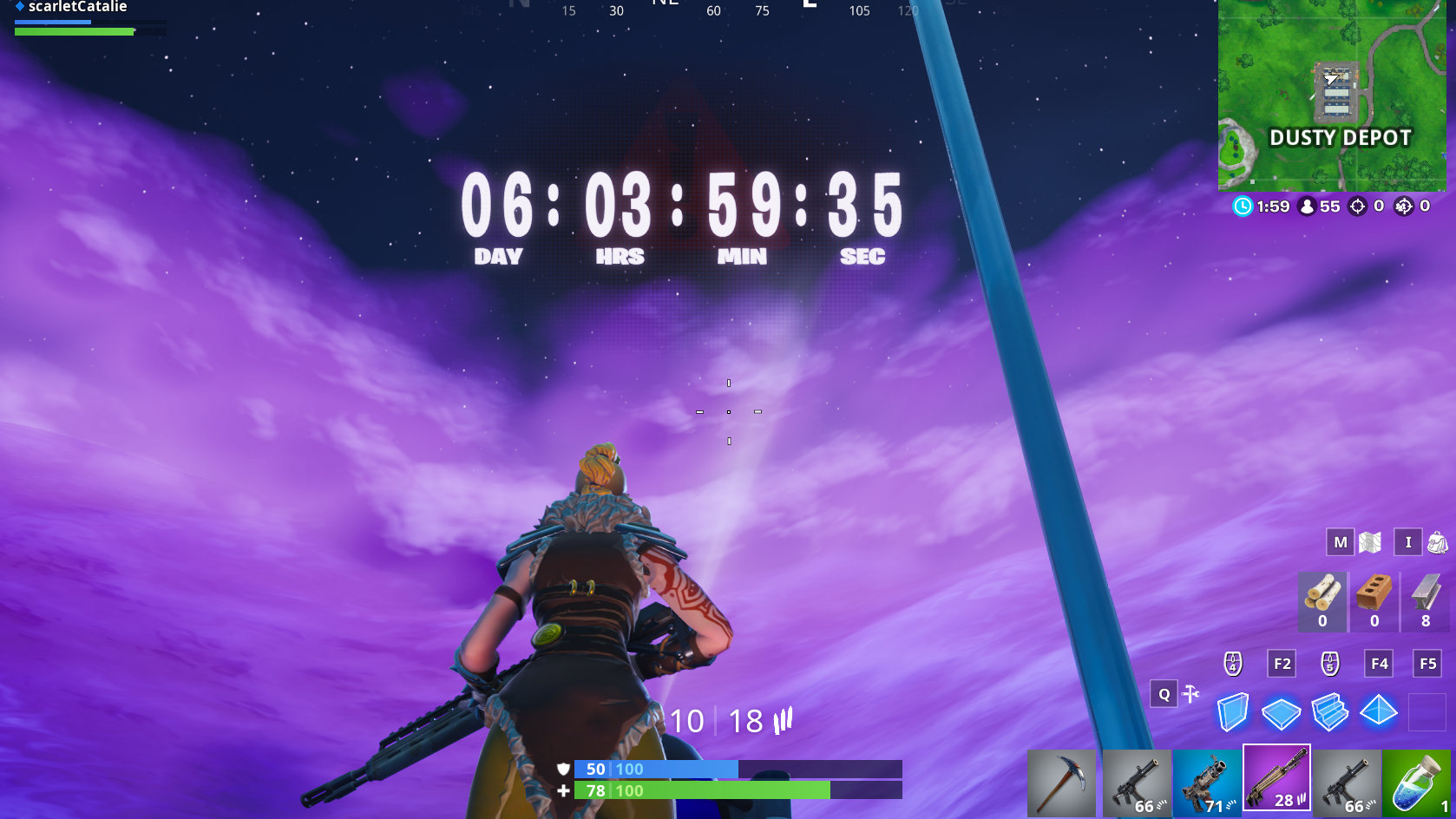 Clocks across Fortnite are counting down to the end of the world this