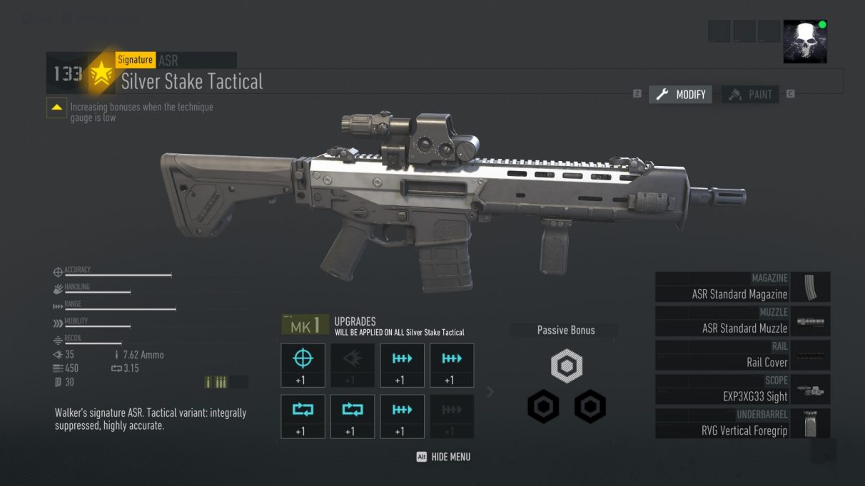 ghost recon frontline weapons