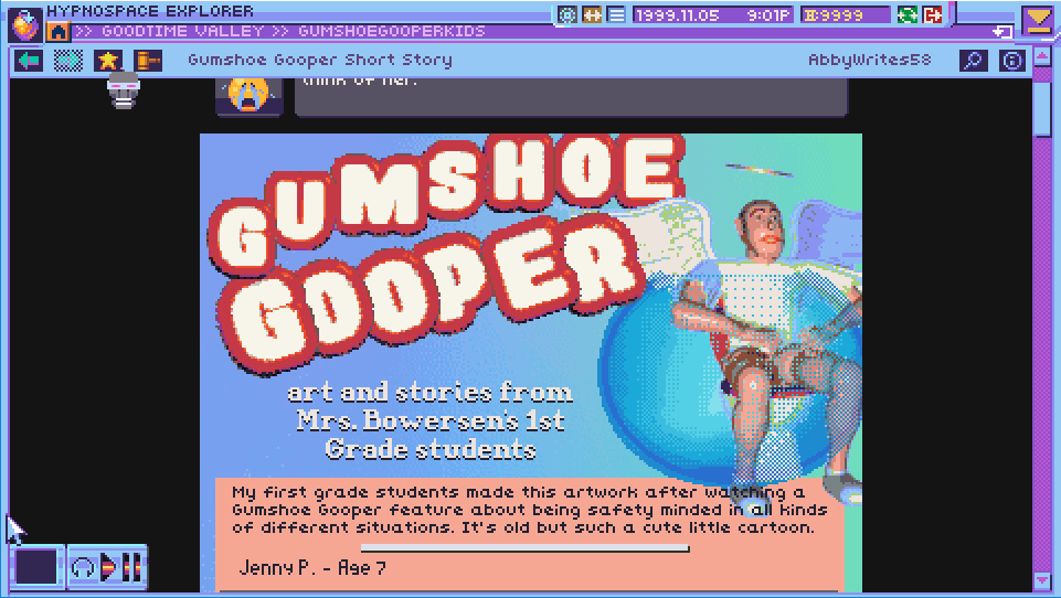 Rock Paper Shotgun on X: Set your Bonzi Buddy to remind you that  Hypnospace Outlaw launches on March 12th. The bizarre retro-future 90s  internet simulator still looks as gleefully weird as ever 