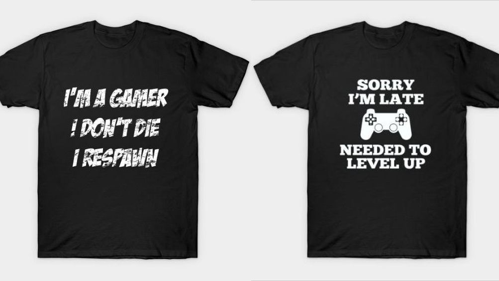 cringey gamer shirts